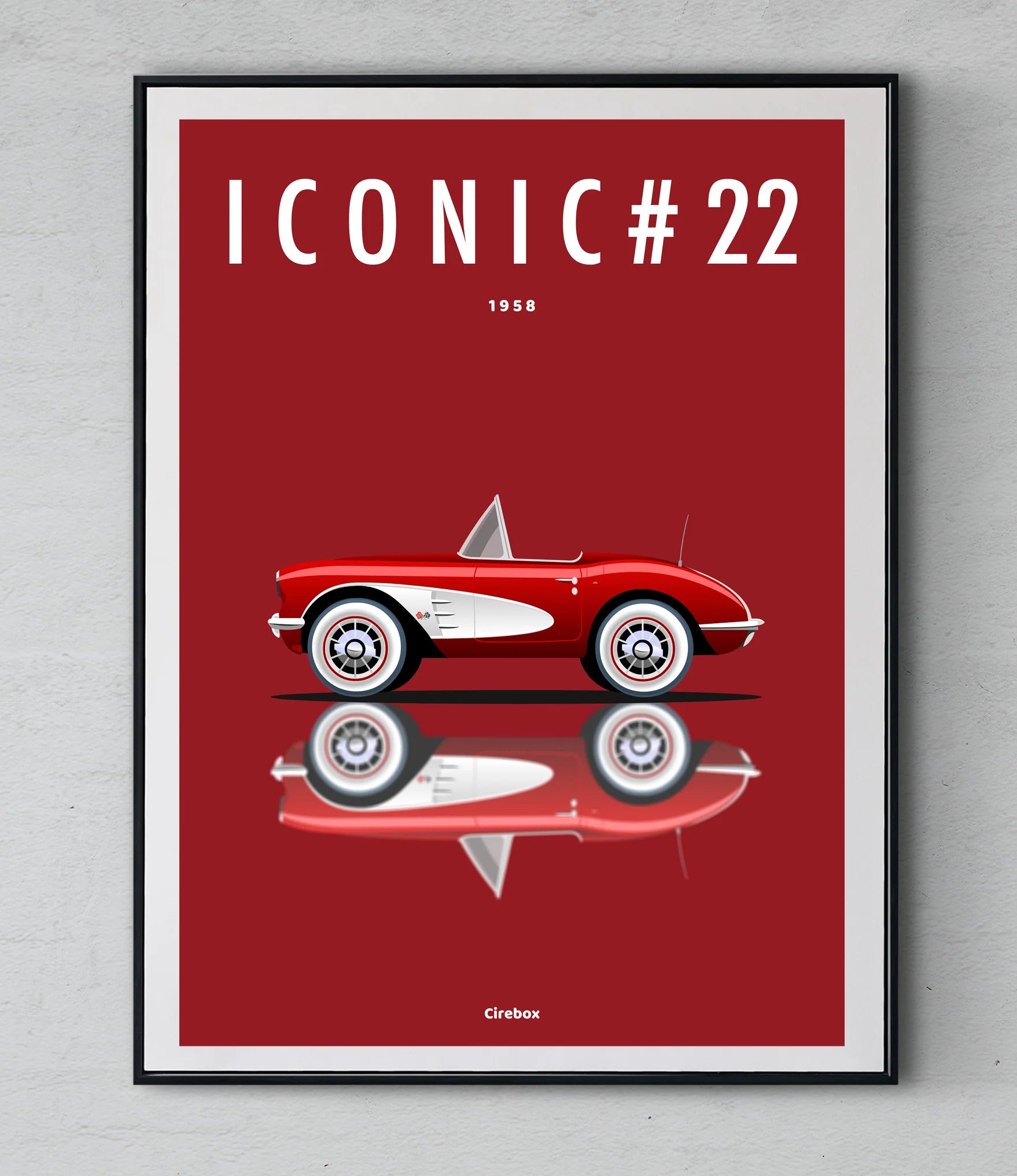 ICONIC CHEVROLET Corvette 58 #22
