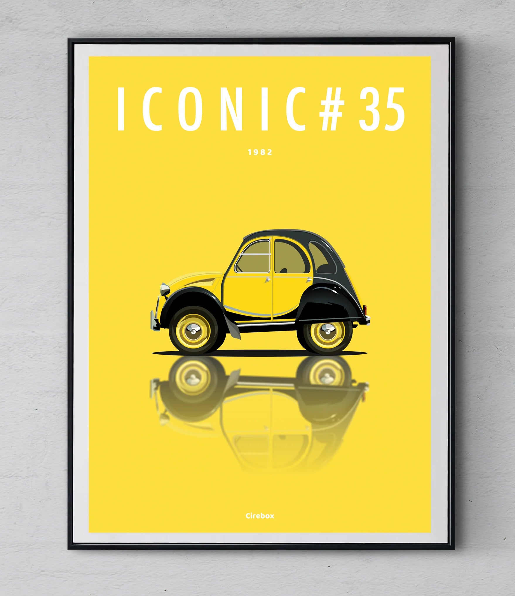 ICONIC CITROEN 2CV Charleston Jaune #35