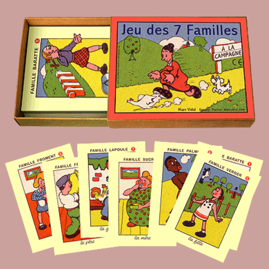 Jeu de 7 familles à la campagne
