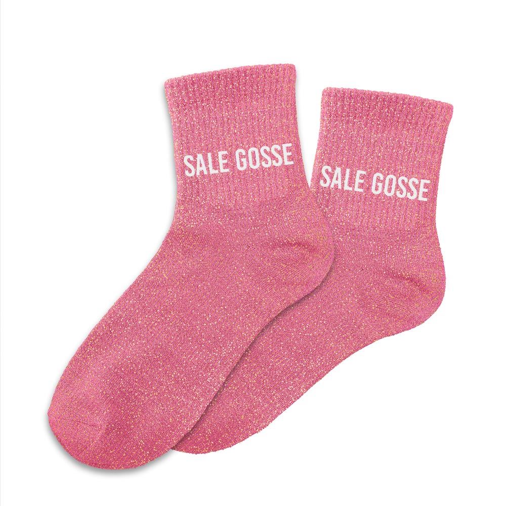 Chaussettes à paillettes "Sale Gosse" STC