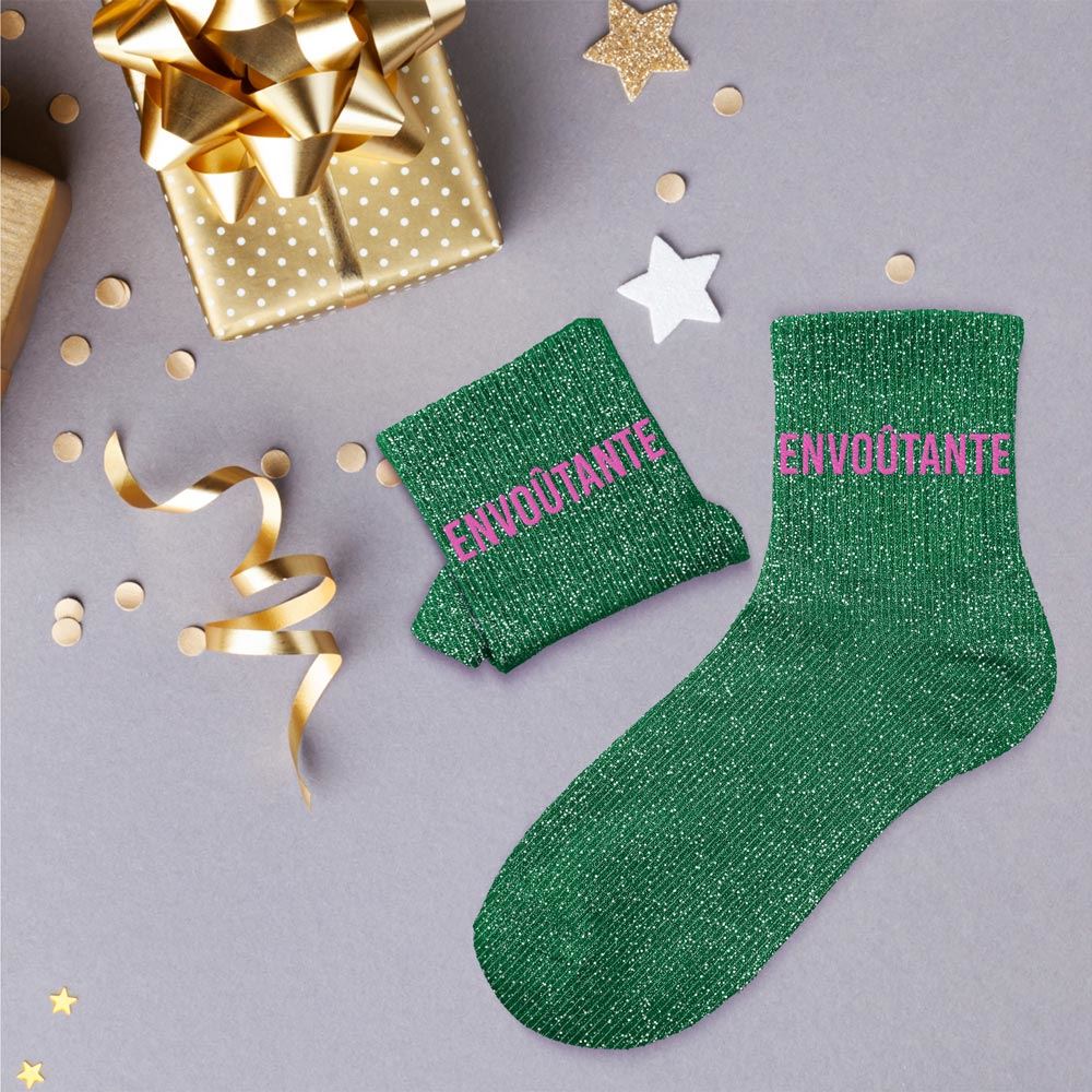 Chaussettes à paillettes "Envoutante" STC