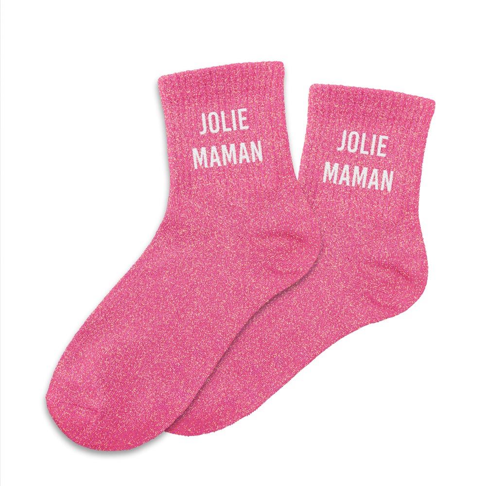 Chaussettes à paillettes "Jolie Maman" STC