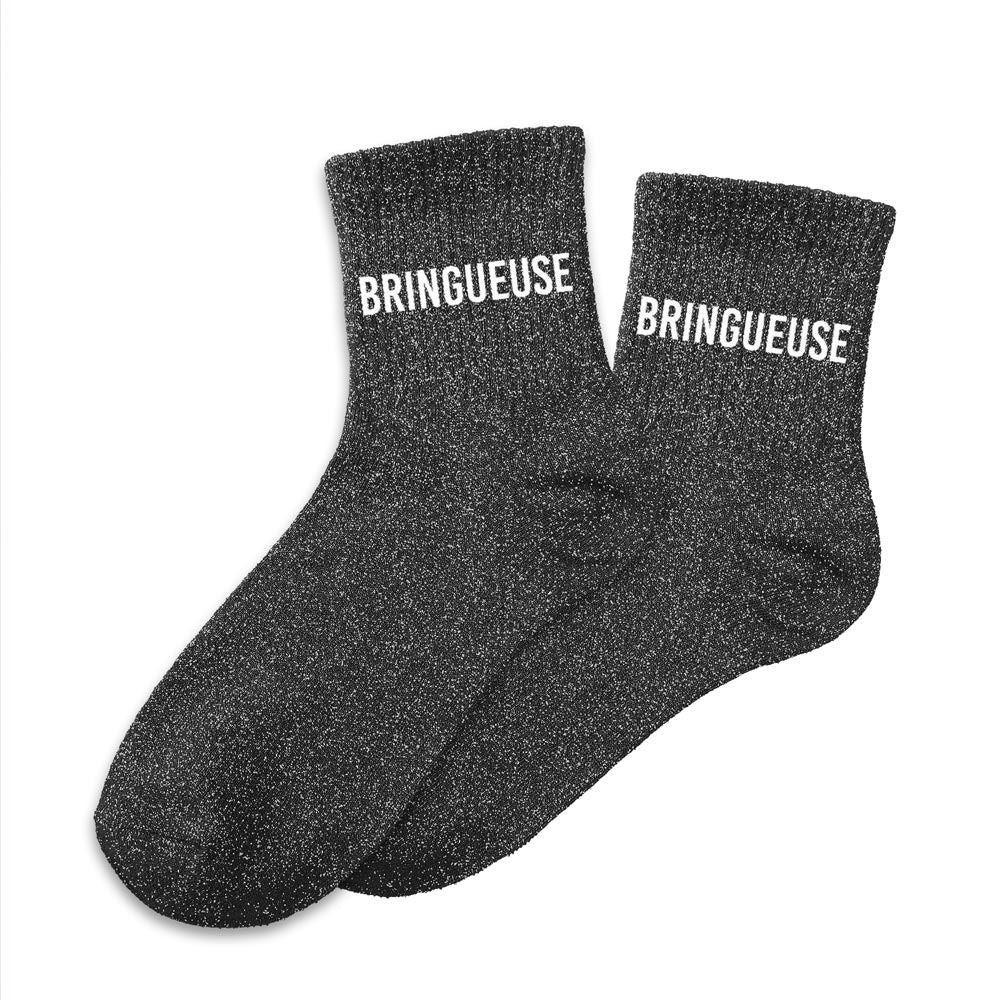 Chaussettes à paillettes "Bringueuse" STC