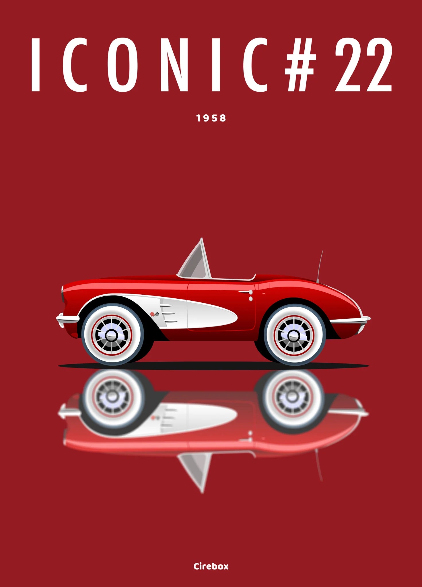 ICONIC CHEVROLET Corvette 58 #22