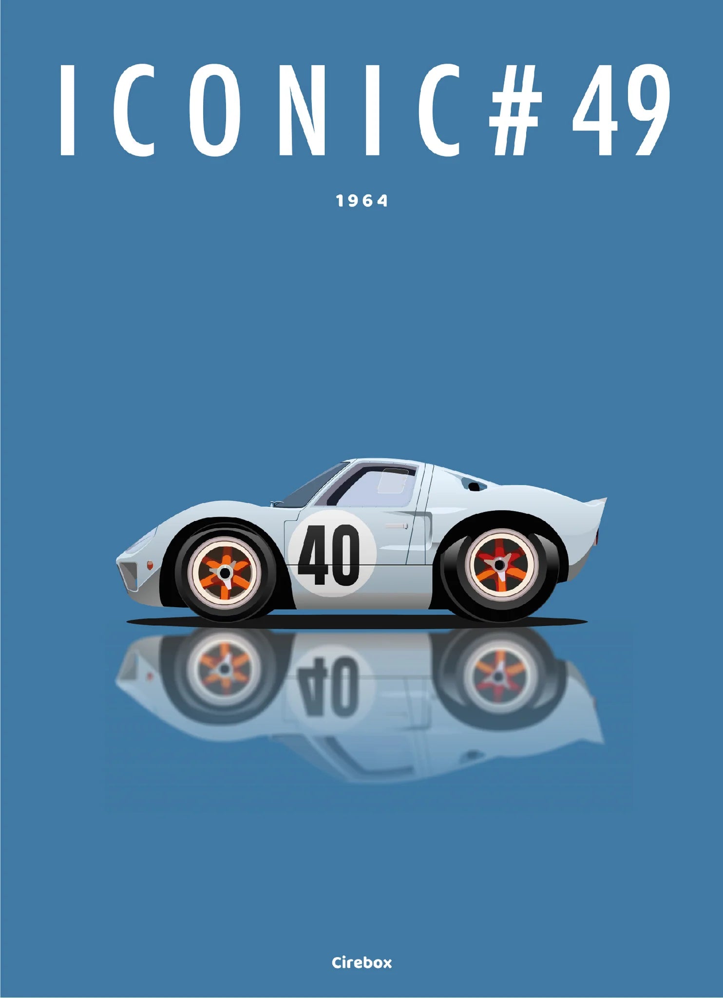 ICONIC FORD GT 40 #49