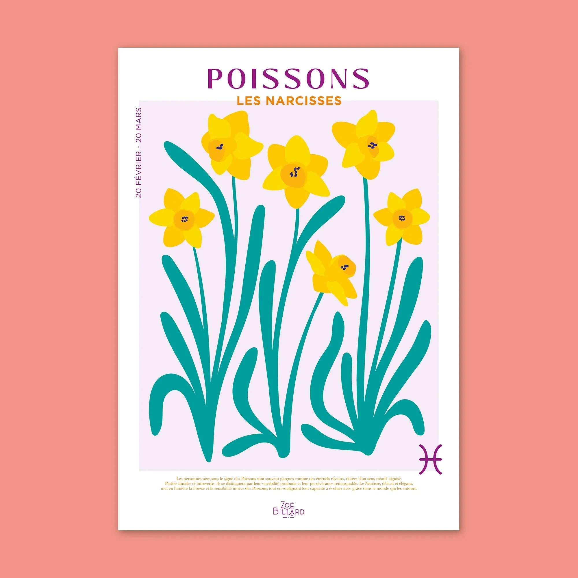 Poissons - Les Narcisses Zoé Billard