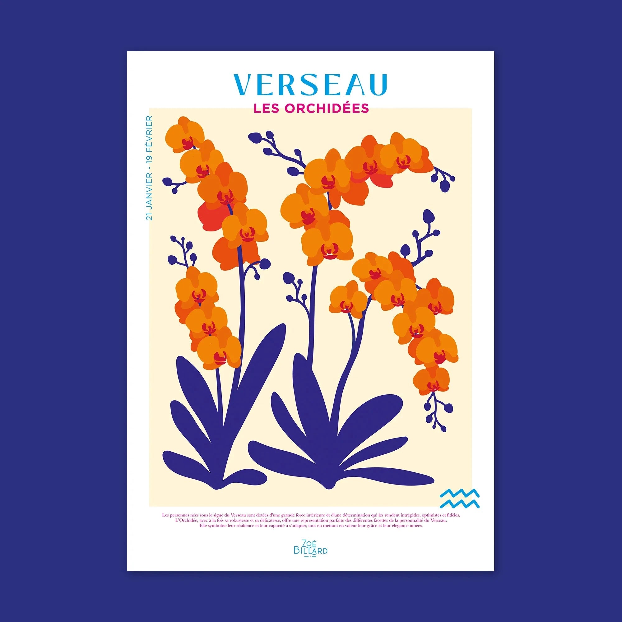 Verseau - Les Orchidées Zoé Billard