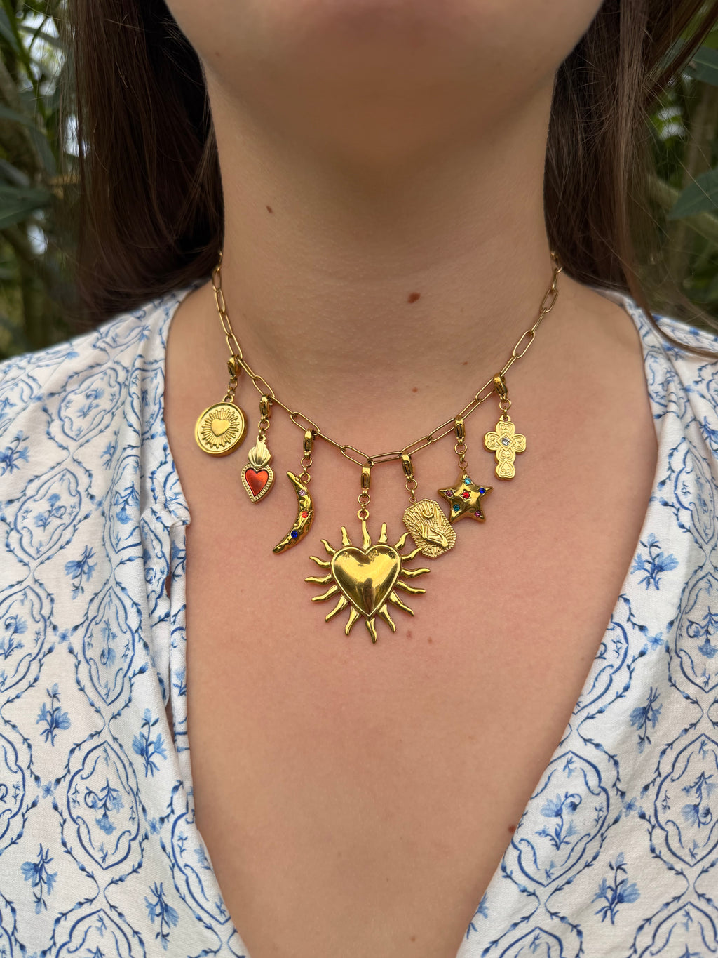 Collier charms Salsa Lunaria
