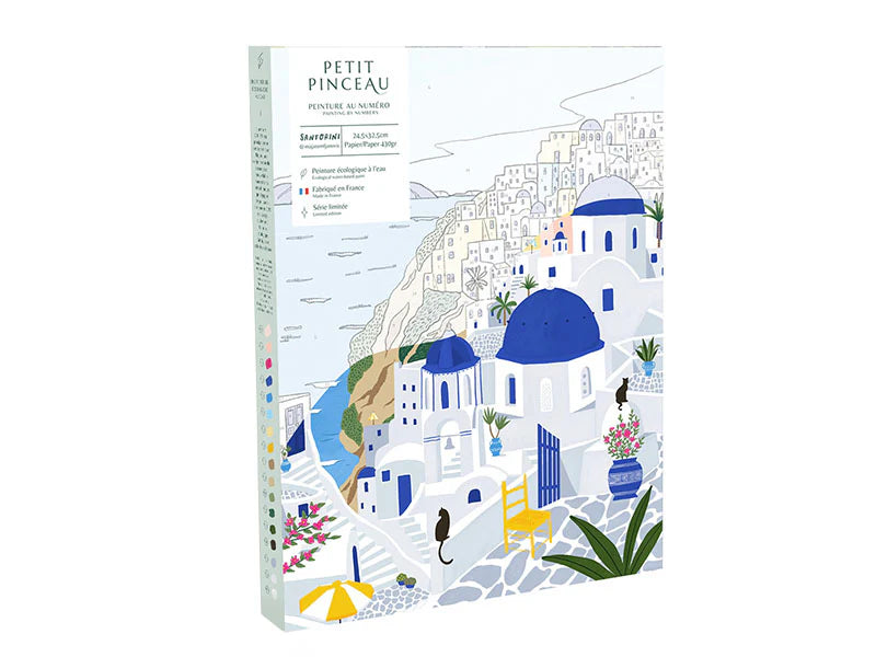 Coffret peinture au numéro - Santorini