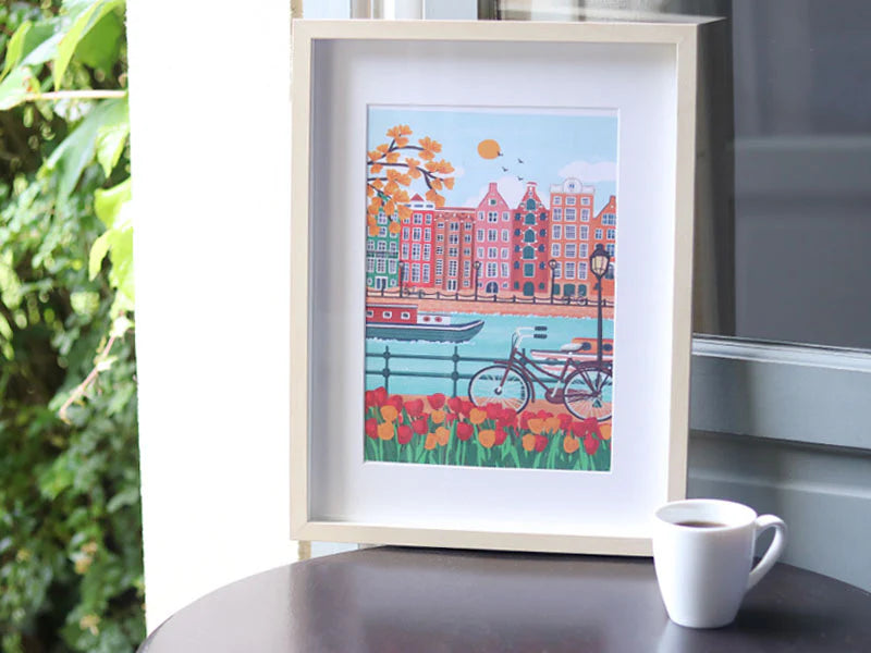 Coffret peinture au numéro - Amsterdam