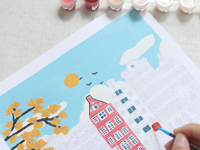 Coffret peinture au numéro - Amsterdam