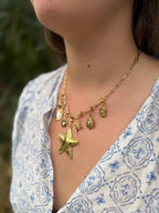 Collier charms Starmania Lunaria