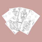 Jeu de 54 cartes (à colorier)