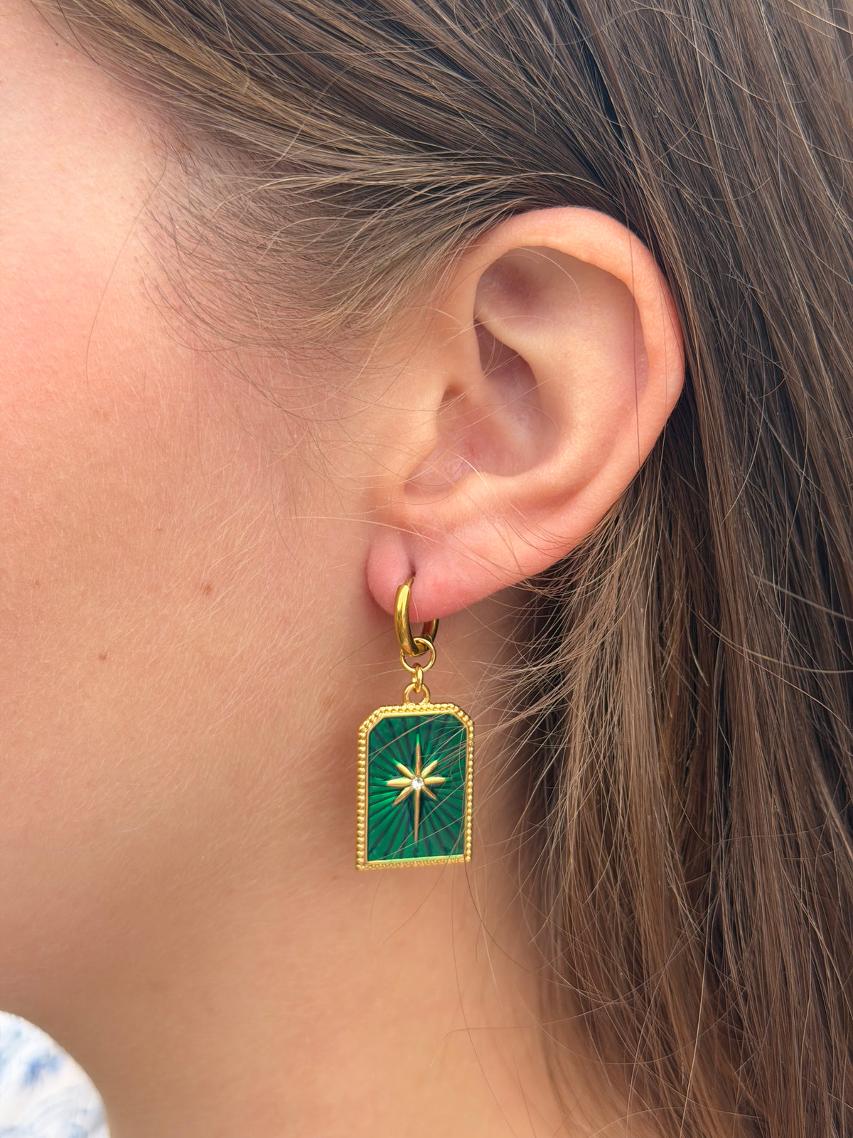 Boucles d'oreilles Louise Lunaria