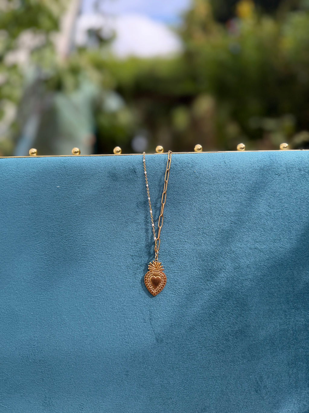 Collier Monica - Le grand cœur Lunaria