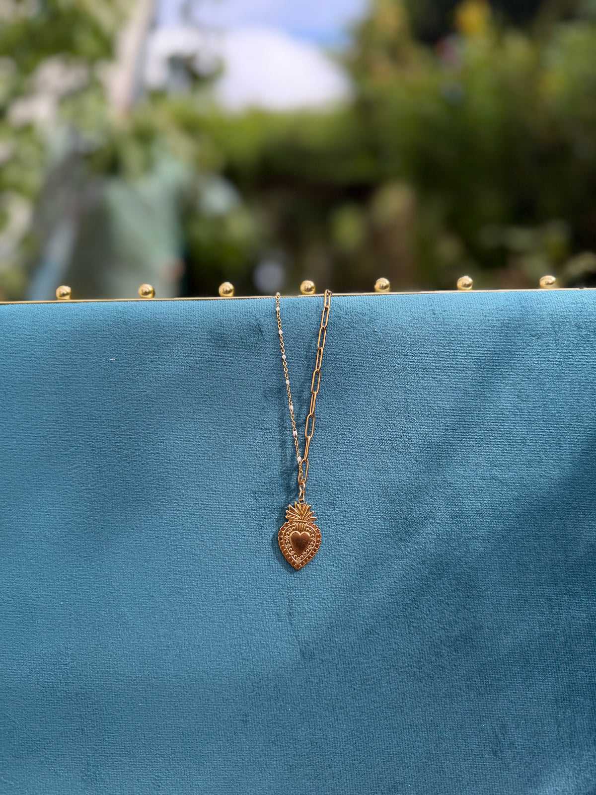 Collier Monica - Le grand cœur Lunaria