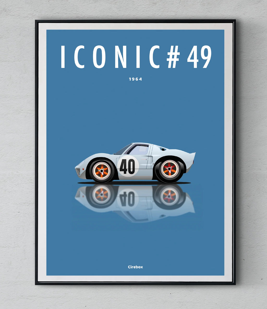 ICONIC FORD GT 40 #49