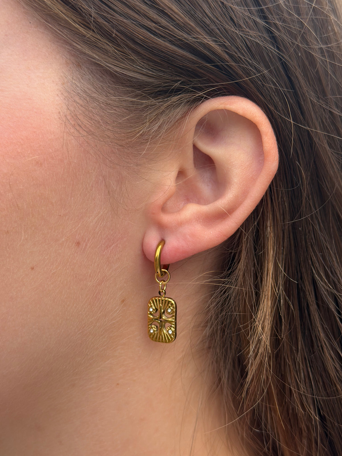 Boucles d'oreilles Agathe Lunaria