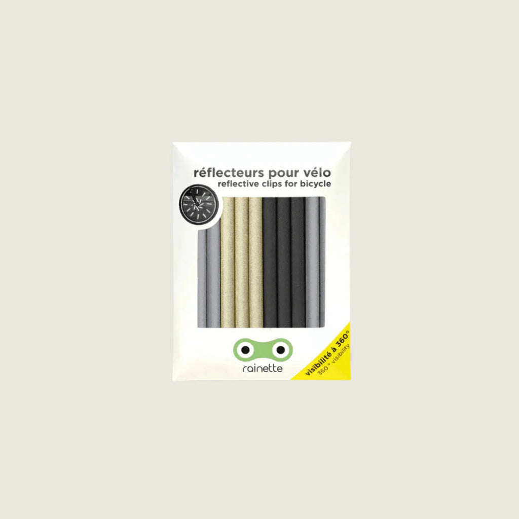 Petits réflecteurs pour rayons de vélo - Argent, Or, Anthracite