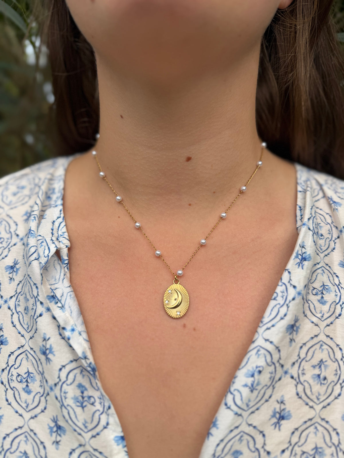 Collier Luna - La Lune étoilée Lunaria