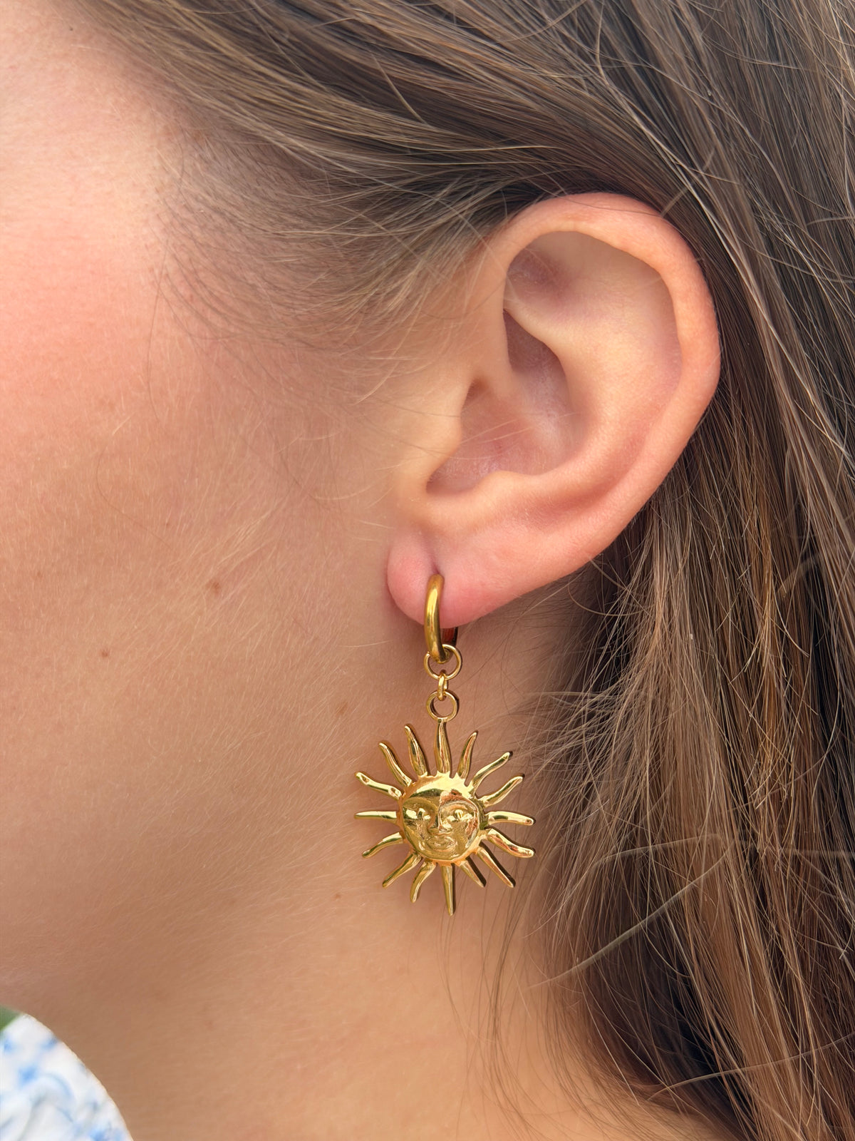 Boucles d'oreilles Ambre Lunaria