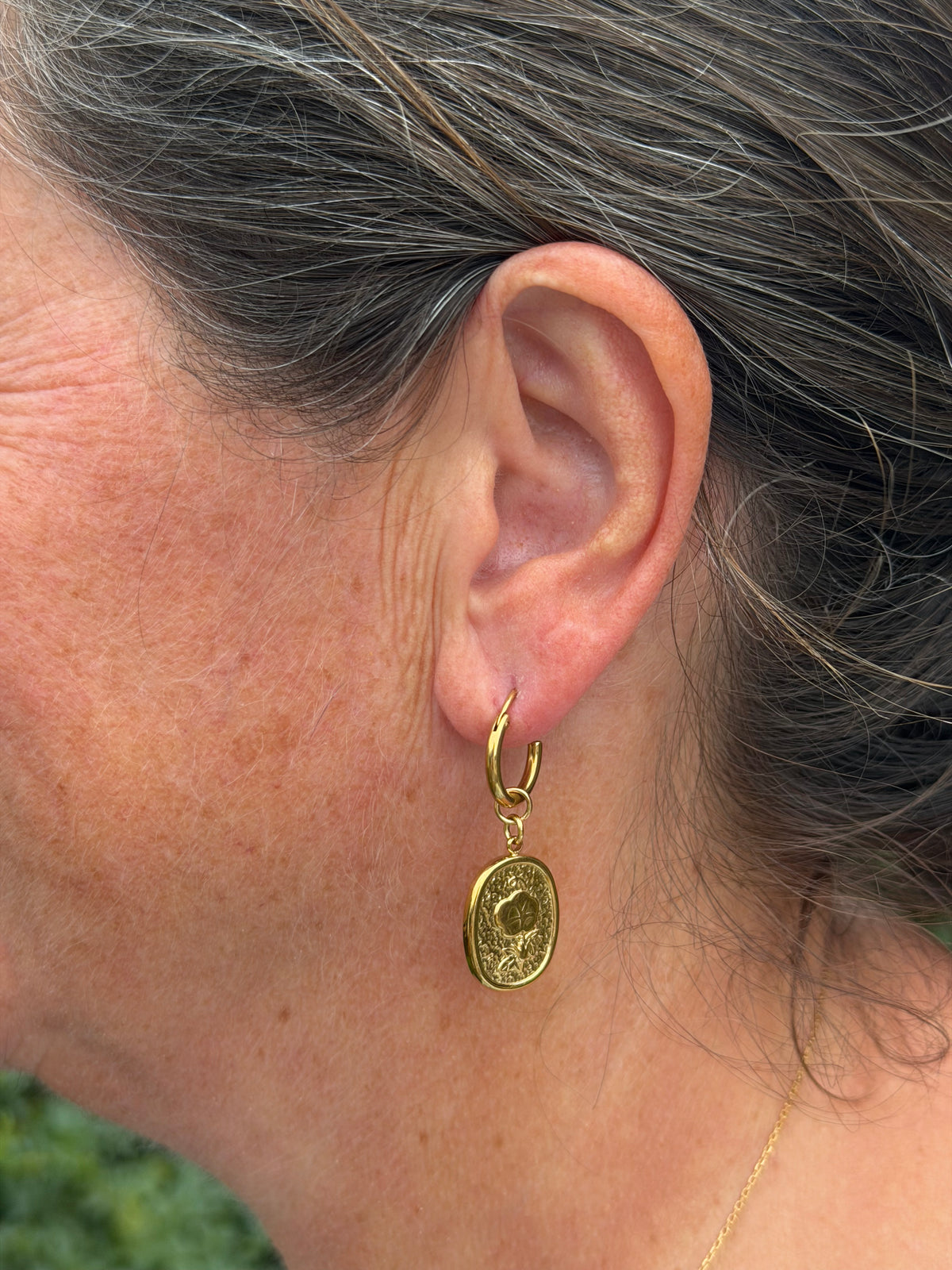 Boucles d'oreilles Rosa Lunaria
