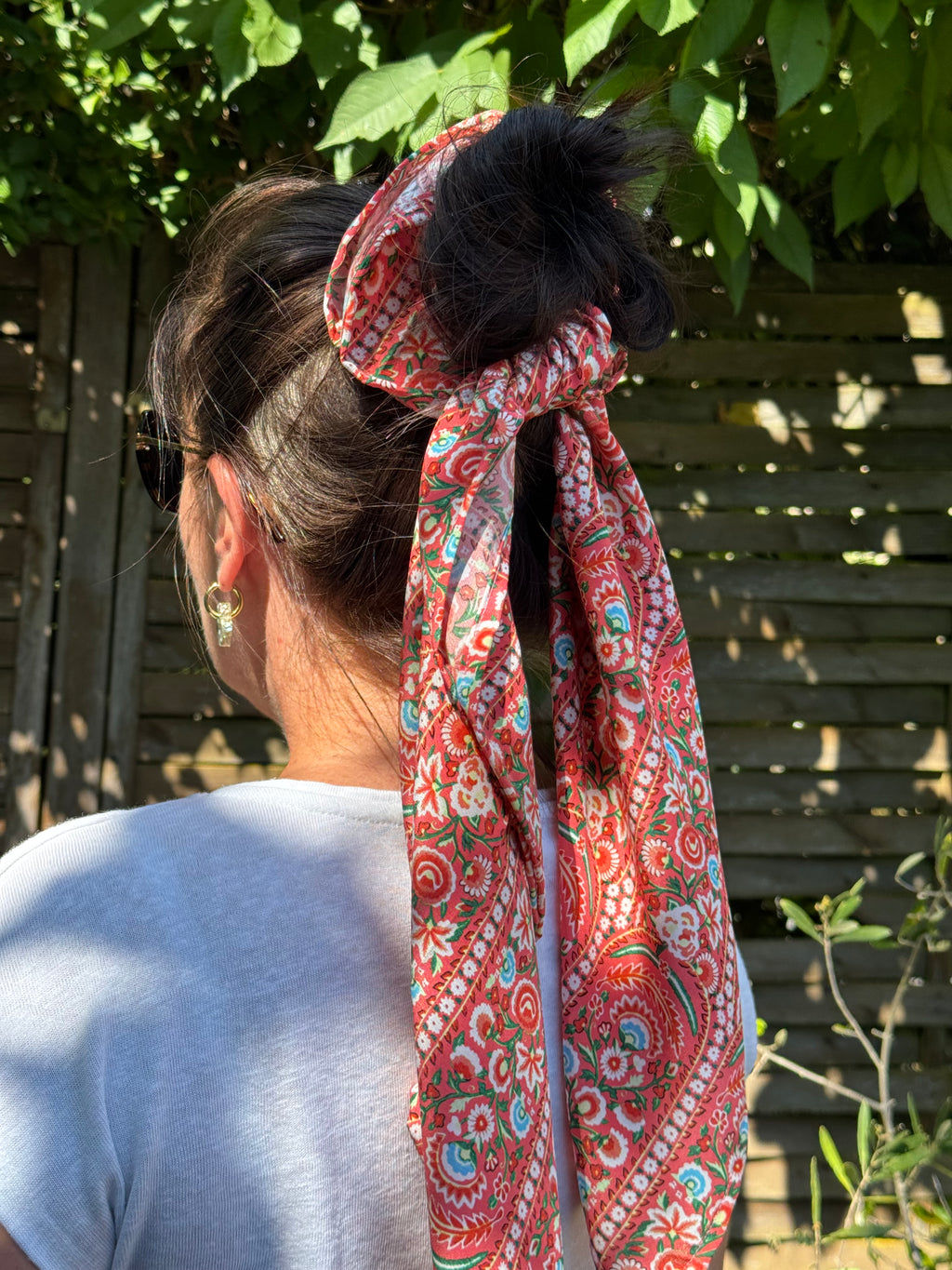 Foulard à arabesque rouge Léopold Store