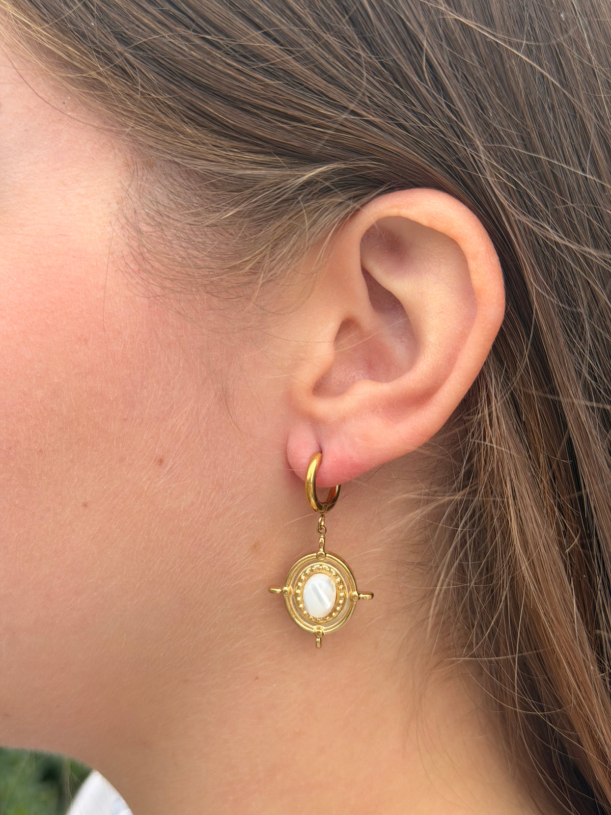 Boucles d'oreilles Louise Lunaria
