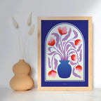 Arche Vase Bleu Zoé Billard