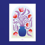 Arche Vase Bleu Zoé Billard