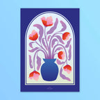 Arche Vase Bleu Zoé Billard