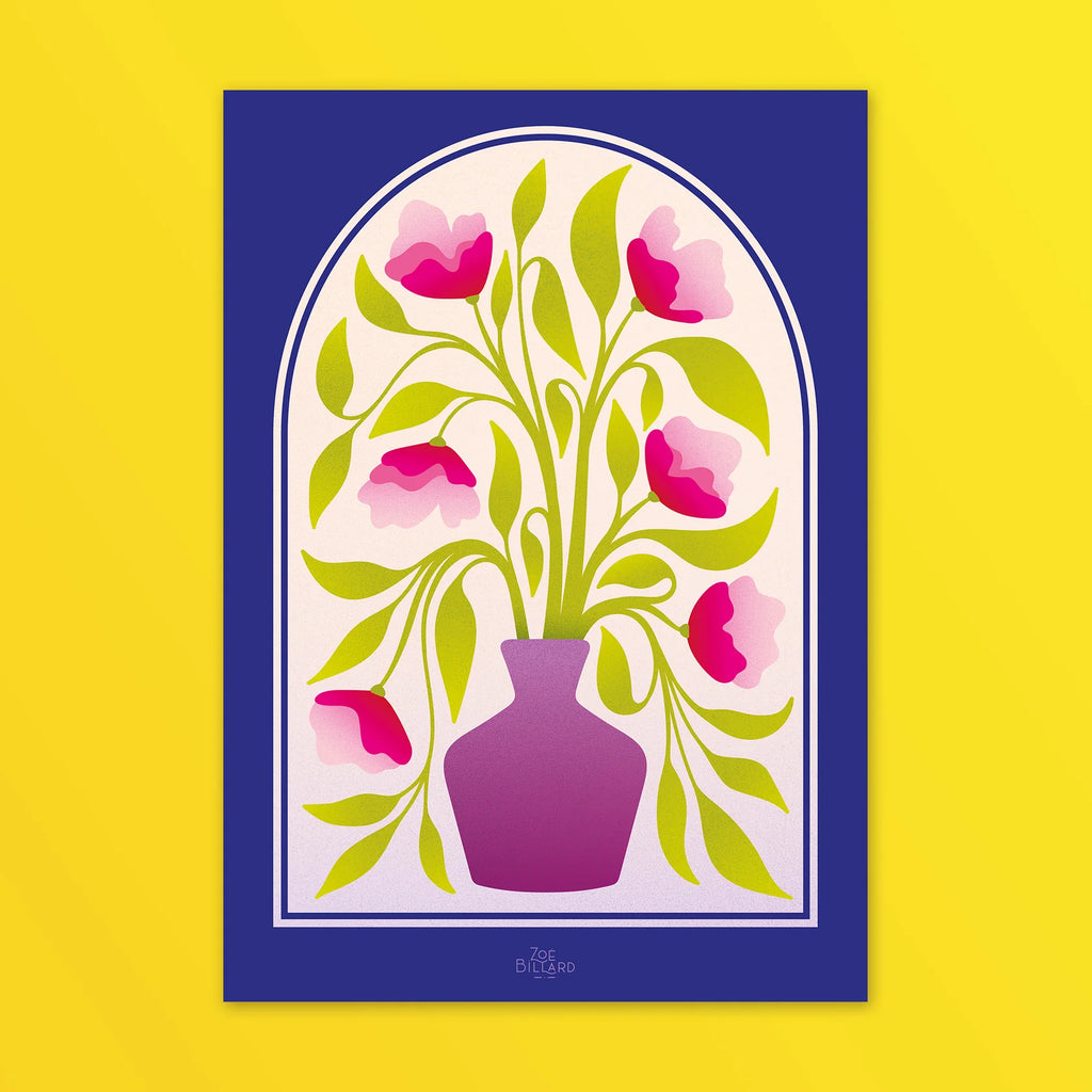 Arche Bleue Vase Violet Zoé Billard