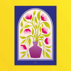 Arche Bleue Vase Violet Zoé Billard