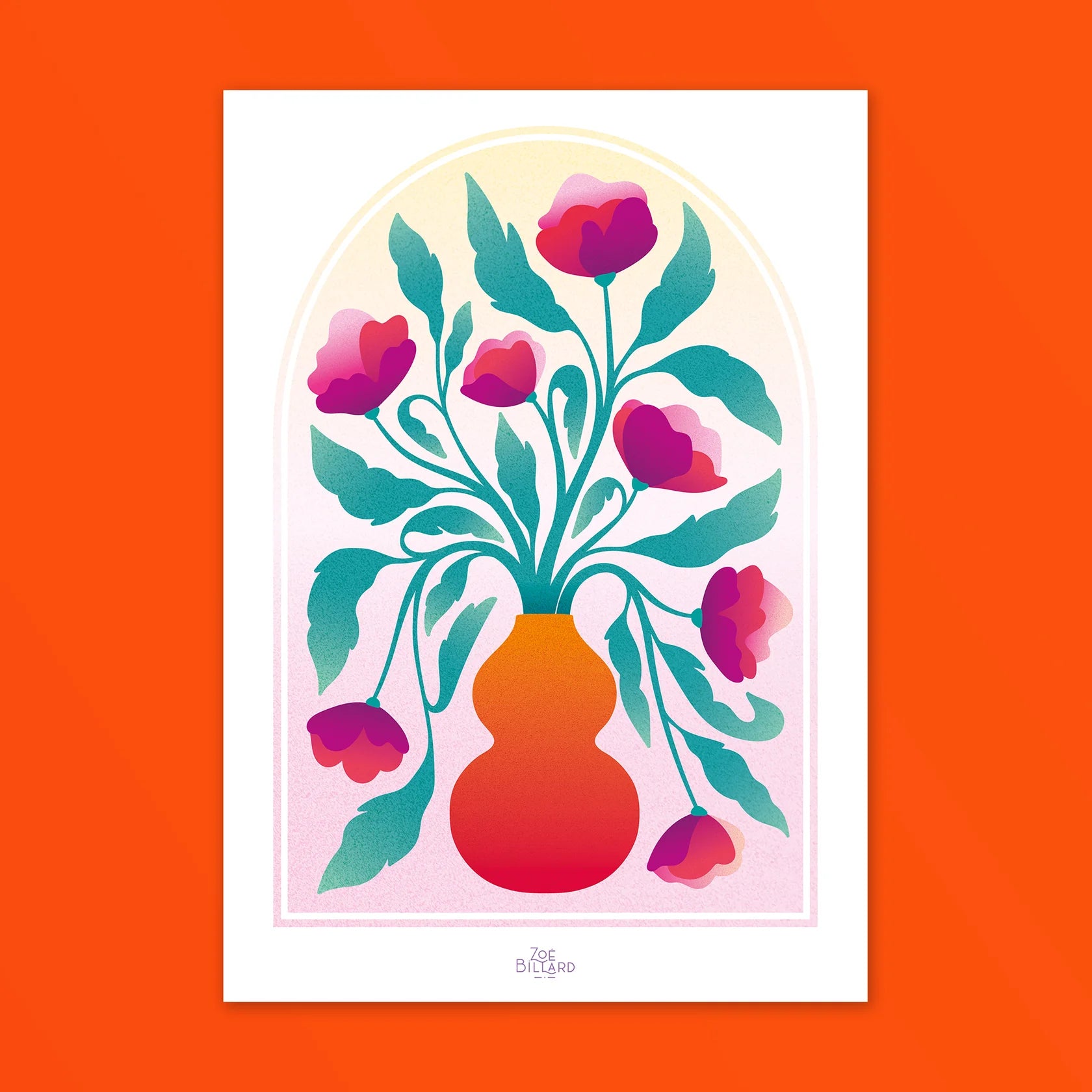 Arche Vase Orange Zoé Billard