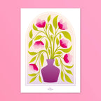 Arche Vase Violet Zoé Billard