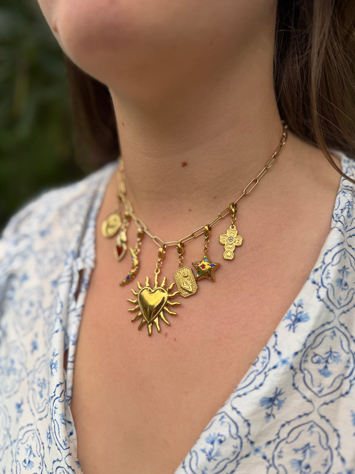 Collier charms Salsa Lunaria