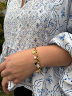 Bracelet charms Agnès Lunaria