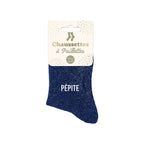 Chaussettes à paillettes "Pépite" STC