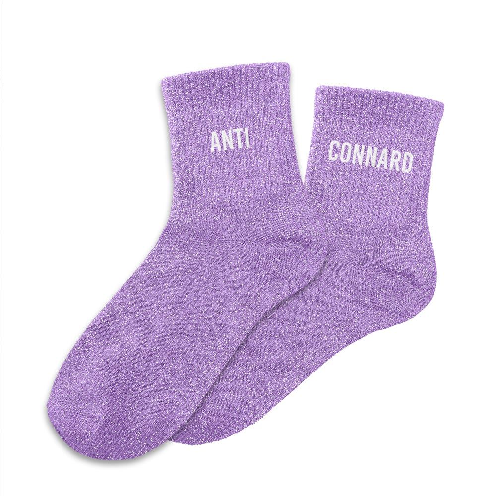 Chaussettes à paillettes duo "Anti Connard" STC