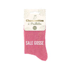 Chaussettes à paillettes "Sale Gosse" STC
