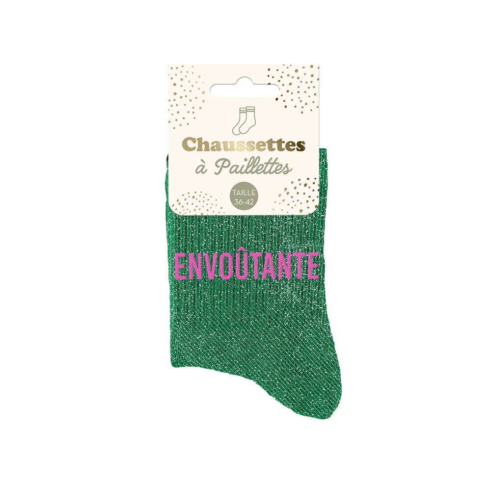 Chaussettes à paillettes "Envoutante" STC