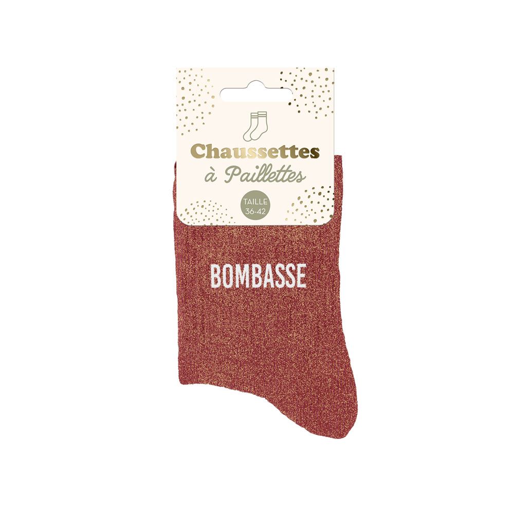 Chaussettes à paillettes "Bombasse" STC