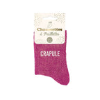 Chaussettes à paillettes "Crapule" STC