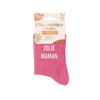 Chaussettes à paillettes "Jolie Maman" STC