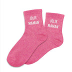 Chaussettes à paillettes "Jolie Maman" STC
