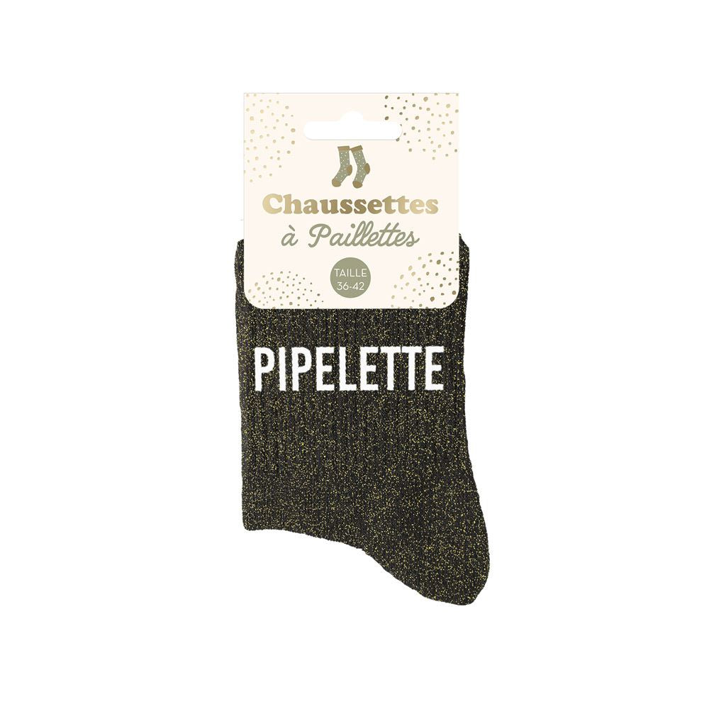 Chaussettes à paillettes "Pipelette" STC