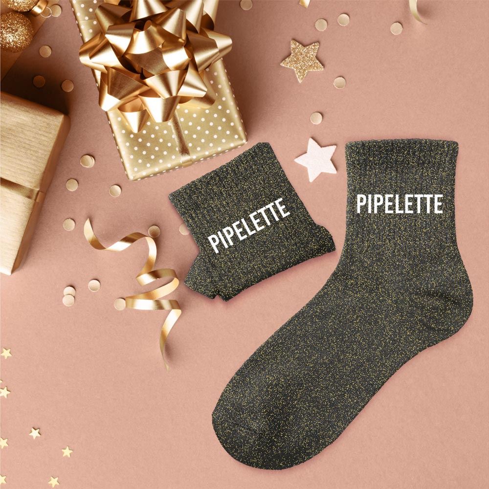 Chaussettes à paillettes "Pipelette" STC