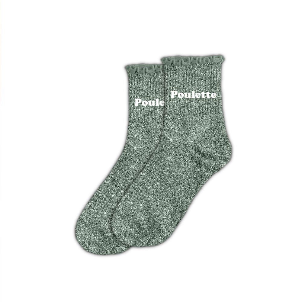 Chaussettes à paillettes "Poulette" STC