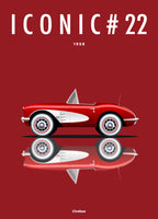 ICONIC CHEVROLET Corvette 58 #22
