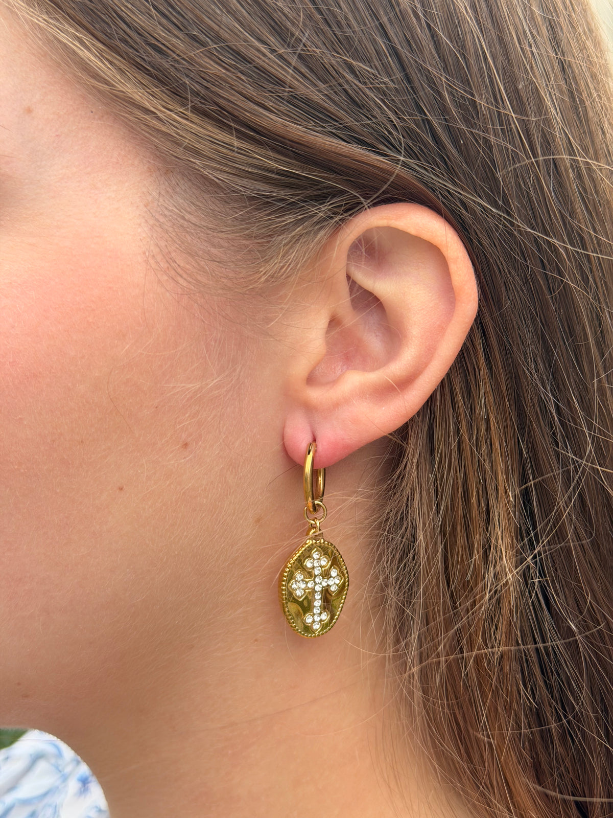 Boucles d'oreilles Aqua Lunaria